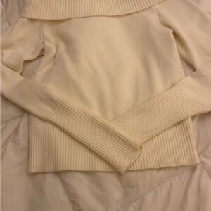 Amazon Cream Cowl Neck Women's Sweater